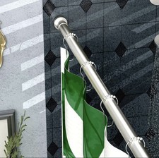 PrettyHome Shower Curtain Rod Adjustable 42-72 Inch,No Drill Spring Tension Curt