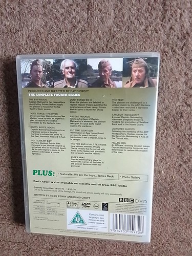 DADS ARMY SERIES 4 ,DVD FREEPOST - Picture 2 of 2