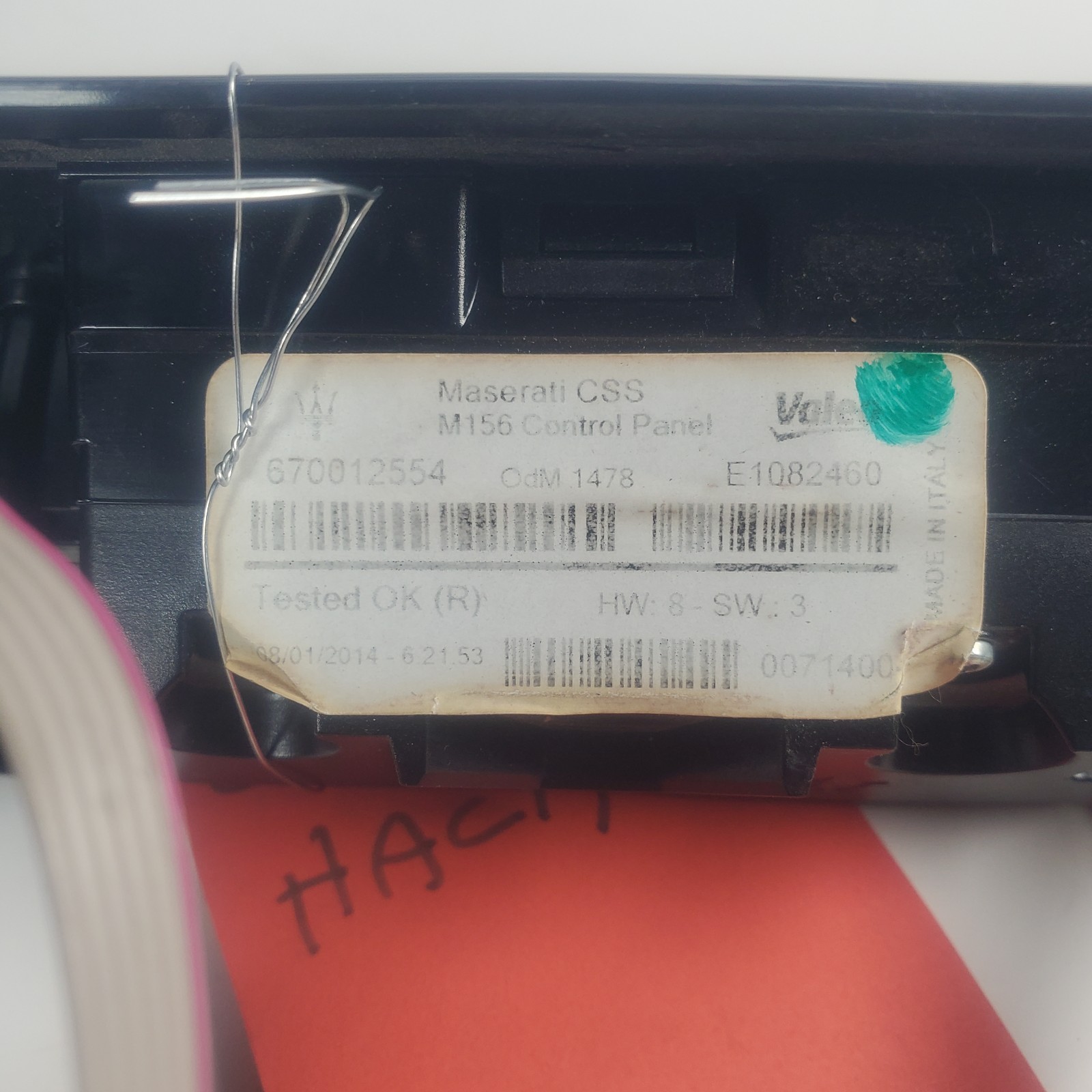 MASERATI GHIBLI CLIMATE CONTROL AC UNIT AC 2014 2015 2016 2017 670012554 OEM