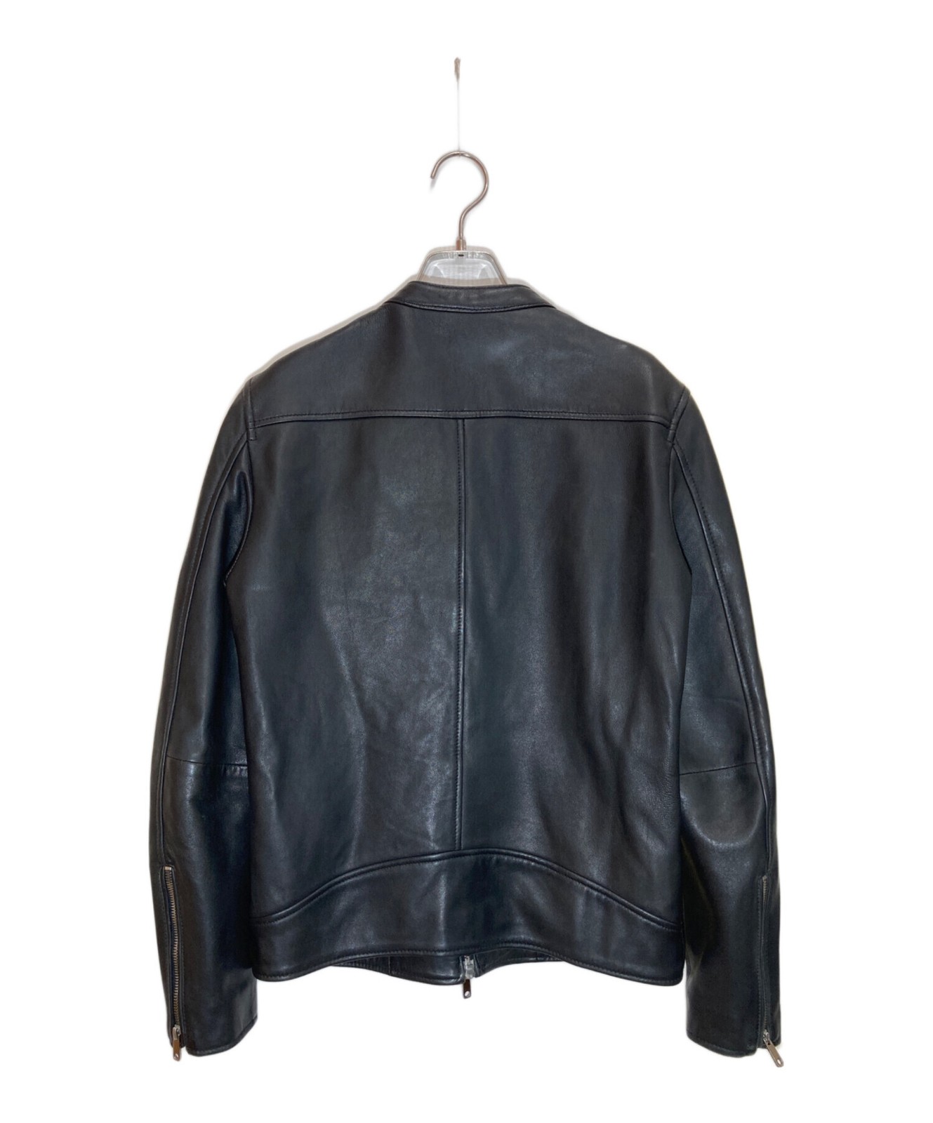 UNITED TOKYO Lamb Leather Single Riders Jacket Made in Japan Men's Size 2 Black - second product detail image