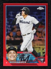 2023 Topps Chrome Red Refractor 1/5 Avisail Garcia Avisaíl García #35 11pj