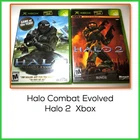 Halo Combat Evolved and Halo 2 W/Case Bundle Xbox Original Tested Working