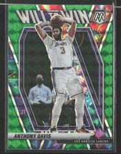 Anthony Davis 2020-21 Panini Mosaic #20 Will to Win Mosaic Green