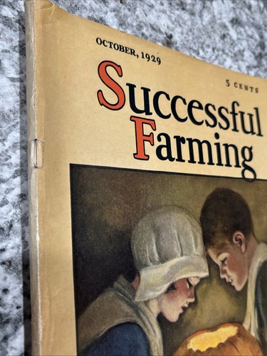 Vtg 1929 Oct SUCCESSFUL FARMING MAGAZINE Great Halloween cover Agriculture Ads - Picture 3 of 20