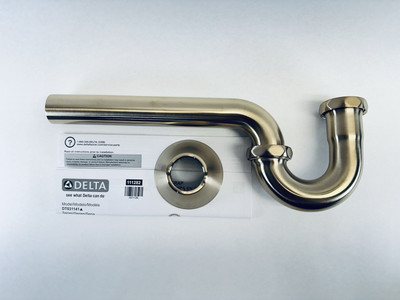 Delta 1-1/4-in Brass P-trap Champagne Bronze (DT031141-CZ) BRAND NEW OPEN BOX