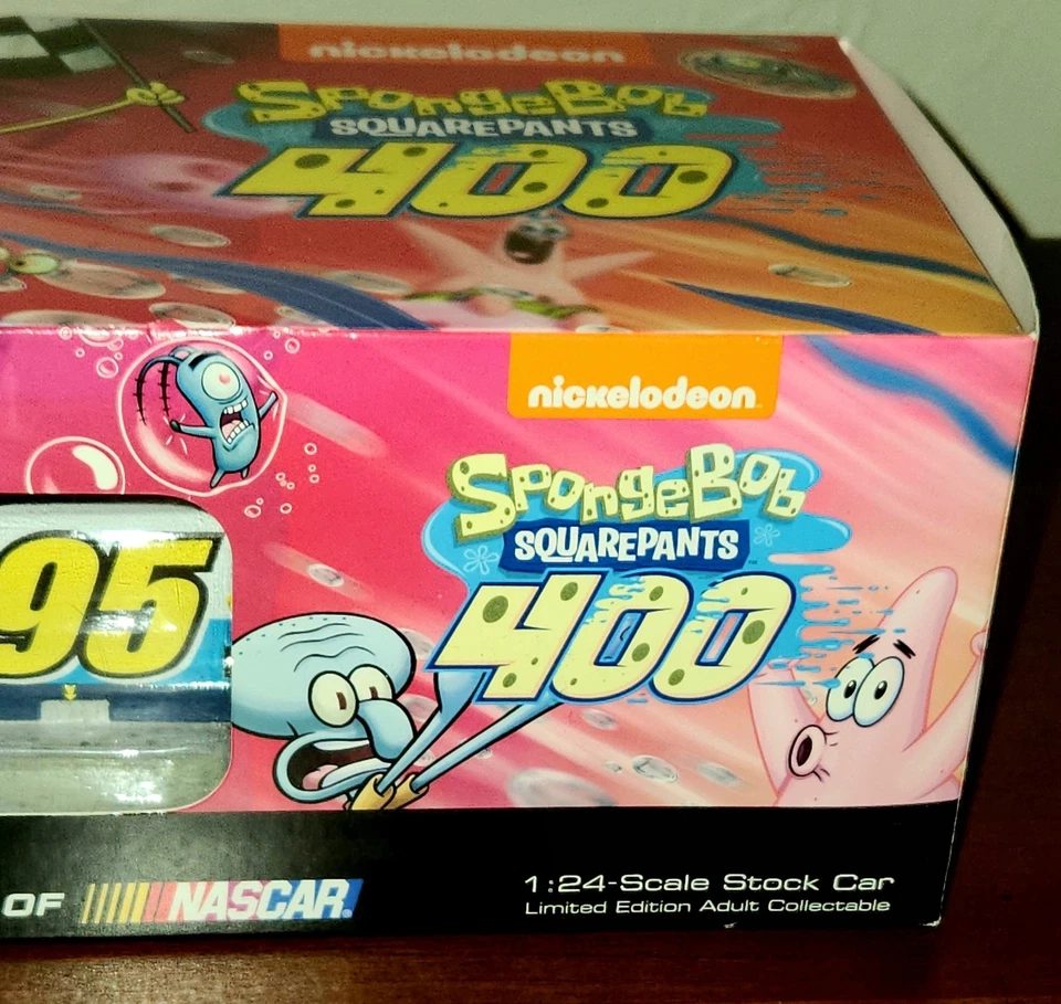 NEW 2015 Michael McDowell 95 Thrivent SpongeBob 1/24 Lionel Nascar 1/385 Rare  - Image 3 of 4