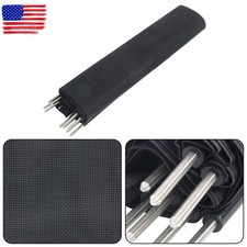 Easy DIY Installation 4 36FT Swimming Pool Fence Hardware Included, Black