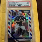 2018 Prizm Tom Brady Red White and Blue #69 Patriots PSA 9