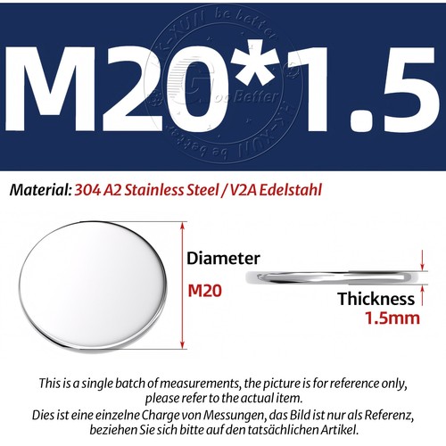 1mm - 5mm Thick A2 STAINLESS STEEL Blank DISCS Ø 6mm - 80mm Metal Flat Circle - Picture 82 of 230