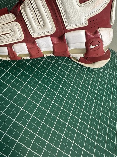 Talla 11 - Zapatillas coleccionables Nike Supreme x Air More Uptempo rojas. (LEER) - Imagen 12 de 19