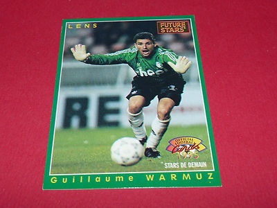 G. WARMUZ RC LENS RCL BOLLAERT SANG & OR FRANCE FOOTBALL CARD