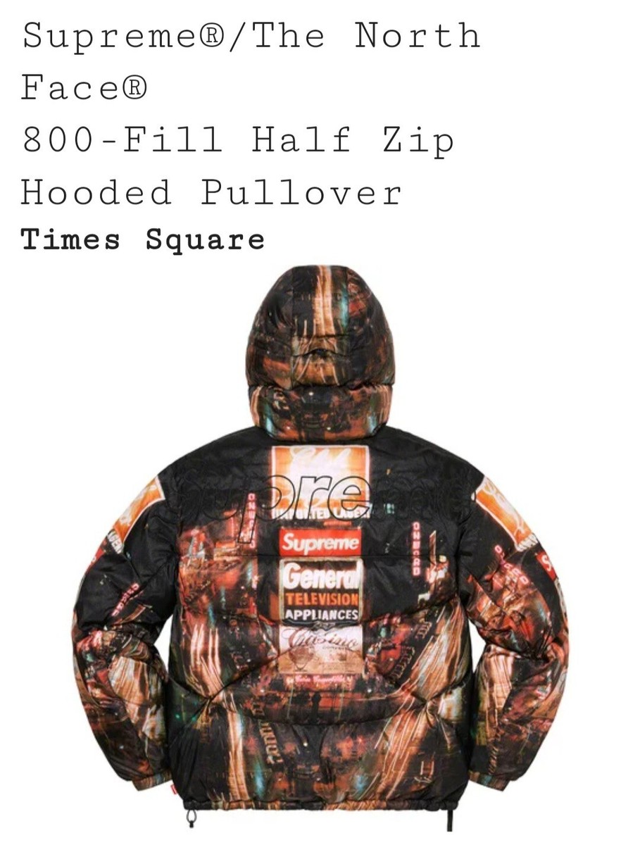 Supreme x The North Face 800-Fill Half Zip Hooded Pullover - Time