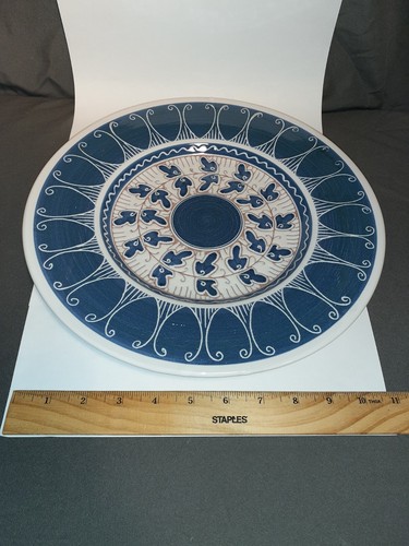 Vintage Elle Keramikk Art Pottery Teller Platte skandinavisch signiert MCM Norwegen - Bild 5 von 19
