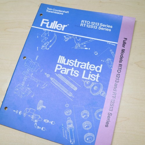 EATON FULLER TRANSMISSION RT RTO 1213 12513 Parts Manual book list
