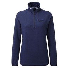 Women’s Craghoppers Size UK10 Blue Designer BNWT Hazelton Half Zip Soft Fleece 