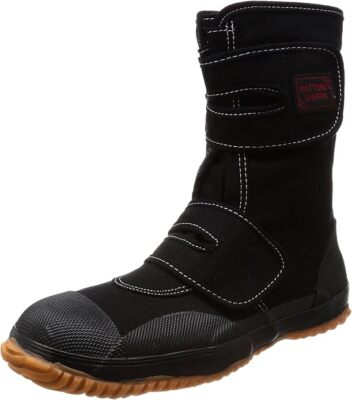 Fuji Glove Industry Safety shoes tabi shoes high-quality cotton fabric 9 s Black