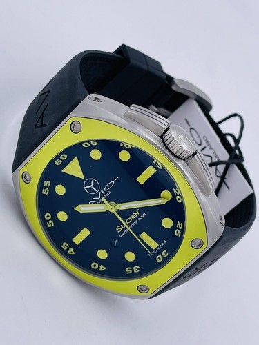 Avio Milano Watch Steel Made In Italy 6495Y/348 44Mm Discounted New - Picture 4 of 8