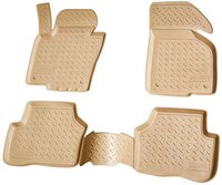 Gummi Fussmatten FüR VW Passat 3C B7 | BJ 2010-2014 | Beige Passgenau Mit Rand