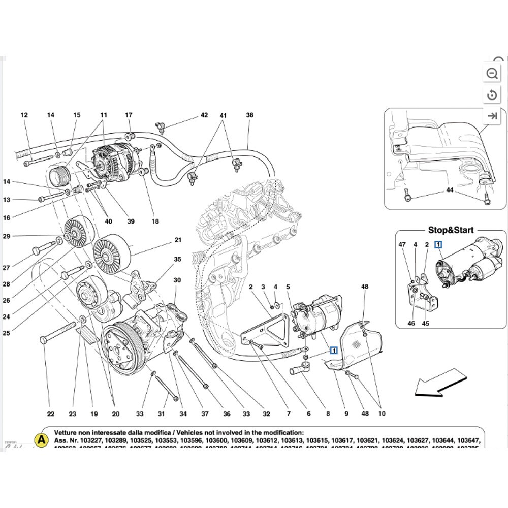 📞 Ferrari California Starter Motor 252087
