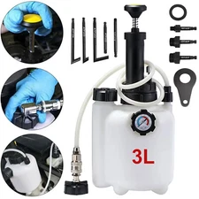 3L Transmission Oil Filling Tool System Fluid Pump Manual W/8pcs ATF Adaptors