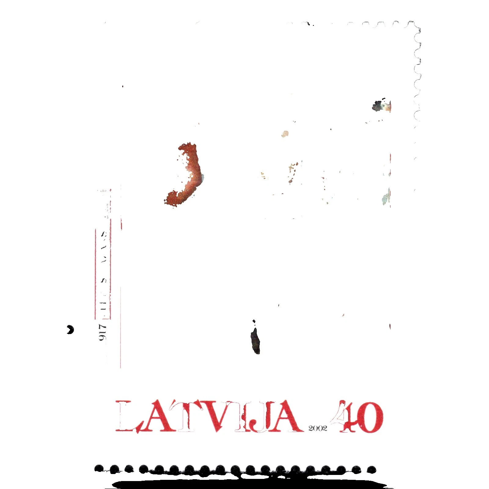 Arte, artista VARIOS COLORES sellos de Letonia