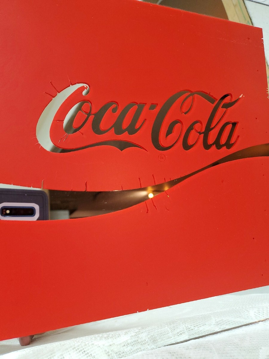 Vintage Coca Cola Mirror Advertising Bar Pub Man Cave Soda Pop