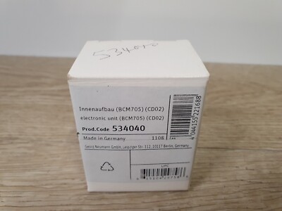 Neumann Rundfunkmikrofon BCM 705 Interne Elektronikeinheit Prod. Code 534040