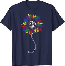 Sunflower Autism Awareness Be Kind Puzzle Support Unisex T-Shirt