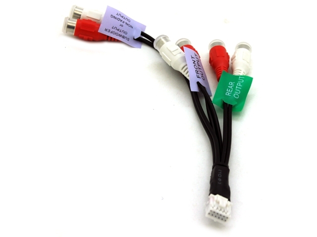 Salida RCA Pre Phono Cable Lead conexión arnés de cableado para Pioneer AVIC-X1BT