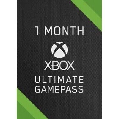 XBOX GAME PASS ULTIMATE 1 MONTH & GOLD LIVE US CODE INSTANT DELIVERY