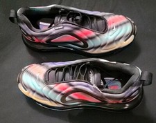 Nike Air Max 720 Black AQ3196-011 Size 6.5Y Kids Pre-owned Shoes, SNEAKERS
