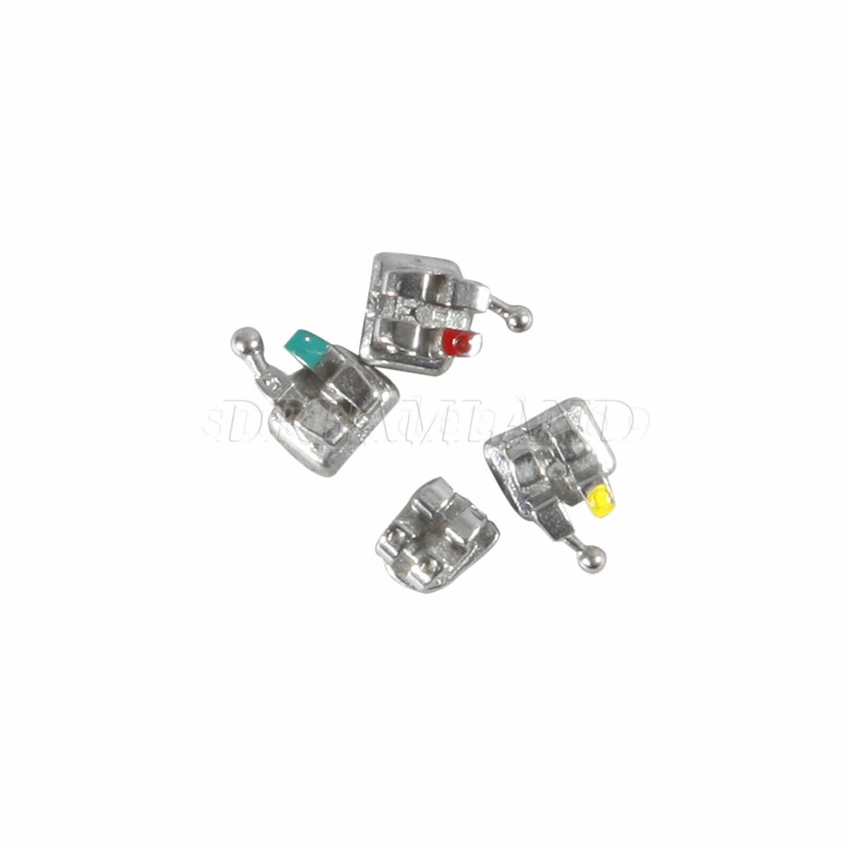 Lot De 1000 Brackets Orthodontiques Mini Roth .022 Avec Crochets 3-4-5 - Monoblock Pour Appareil Dentaire