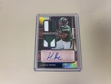 2020 Panini Obsidian LaMical Perine RPA DUAL JERSEY PATCH AUTO RJI-35 SP 08/10