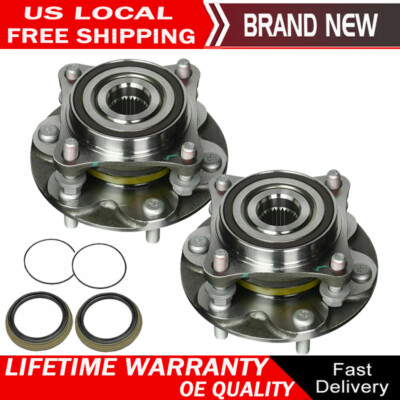 Set Front Wheel Hub Bearing For 2003-2021 Toyota 4Runner 2005 - 2021 Tacoma
