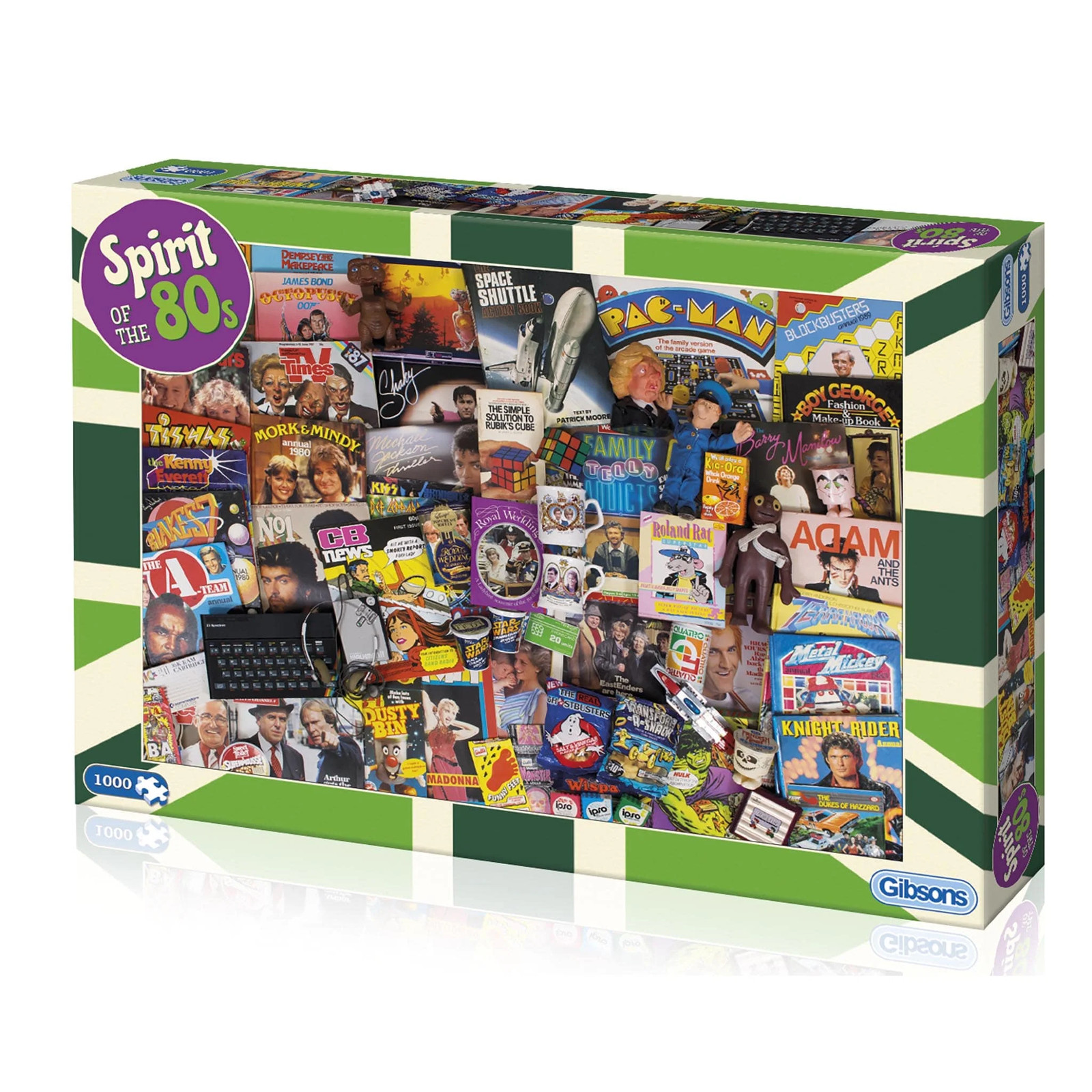 Gibsons Spirit Of the 80s 1000 Piece Jigsaw Puzzle