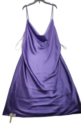 Ade Samuel International concepts silk dress sleeveless size XXL    D055