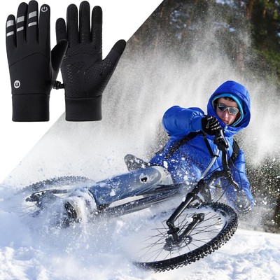 Screen Touch Gloves Anti-Slip Waterproof Warm Mittens Cold Weather Mittens fine