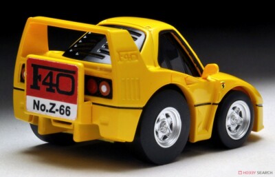 TOMYTEC Joy Hobby Car Choro Q Zero Z-66c FERRARI F40 YELLOW Model