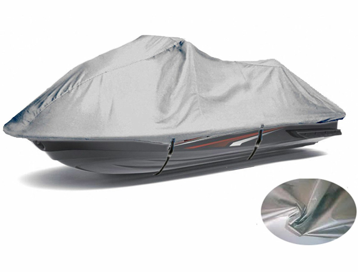 SBU Trailerable PWC Jet Ski Cover - Fits SeaDoo GT, GTS, GTX, GTI, Spark 3up - Blue