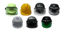 Helm Polizei, Feuerwehr, Swat, Astronaut oder Bauarbeiter, für Jung&Alt Kostüm  
