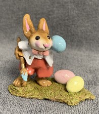 Wee Forest Folk BUSY BUNNY (B-14) w/ WFF Box LIMITED EDITION (Ct 250) Easter