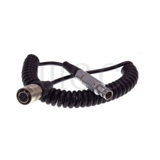 SmallHD DP7-PRO and AC7-OLED display power cord, Hirose 4-pin female to RS 3-pin