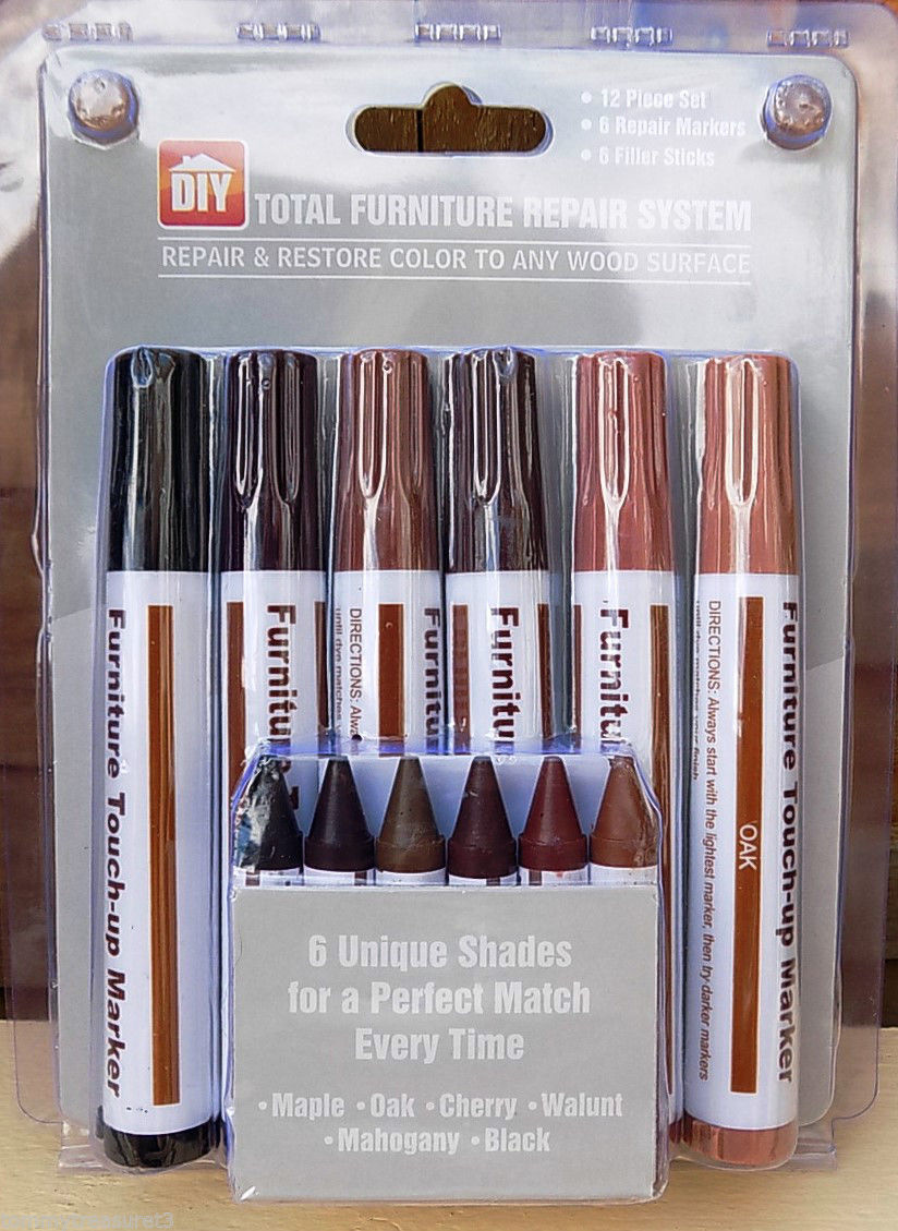 GUITARE BASS/CELLO SCRATCH AND CHIP COLOUR REPAIR SYSTEM,12 PIECE KIT