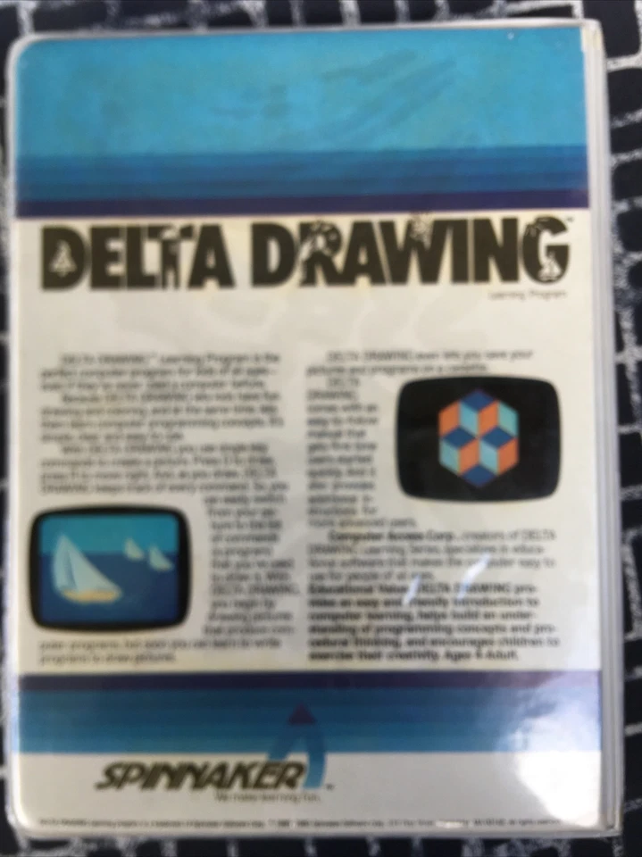 Delta Drawing (Atari 400/800/XL/XE, 1983, Spinnaker) Brand New/Factory Sealed! - Image 2 of 4