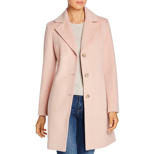 calvin klein pink wool coat