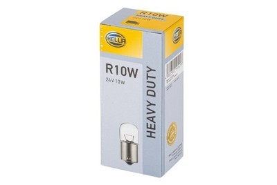 1x HELLA R10W /BA15s HEAVY DUTY Glühlampe Schlussleuchte für DAF VARIO MB Volvo