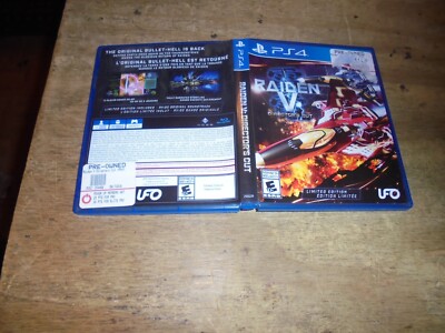 Raiden V: Director's Cut -- Limited Edition (Sony PlayStation 4, 2017) PS4 CIB