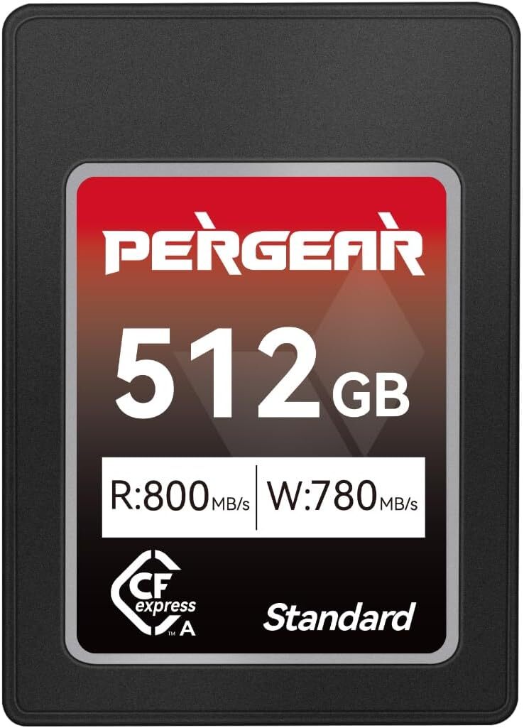 Pergear 512GB CFexpress Type A Memory Card | For Sony Pergear 512GB CFexpress Type A Memory Card | For Sony