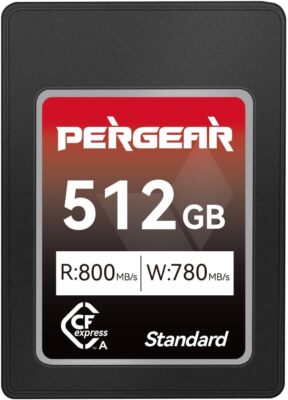 US Pergear New 512GB CFexpress Type A Memory Card Up to 780MB/s Read Speed