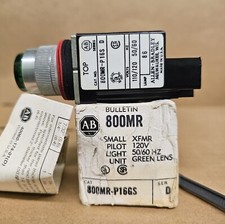 ALLEN BRADLEY 800MR-P16GS SER. D Small Pilot Light Green Lens